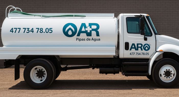 Pipa de agua AR en servicio